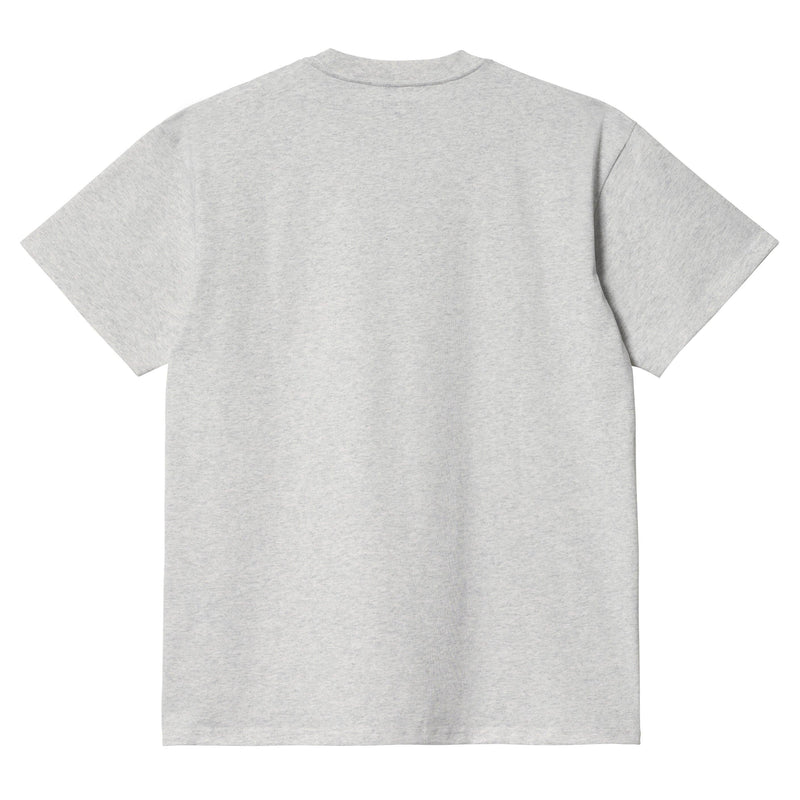 T-shirts - Carhartt WIP - SS Happy Scrit T-shirt // Ash Heather - Stoemp