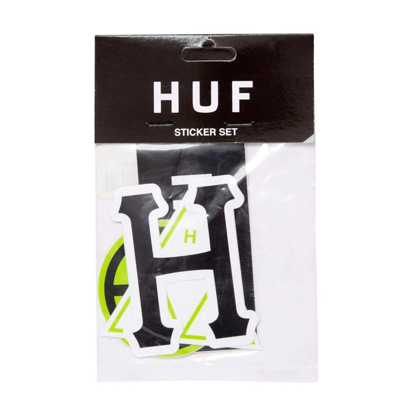 Stickers - Huf - Huf Core Logo Sticker Set // Multicolor - Stoemp