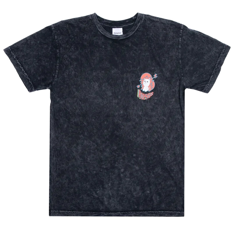 T-shirts - RipNDip - Mind Control Tee // Black Mineral Wash - Stoemp