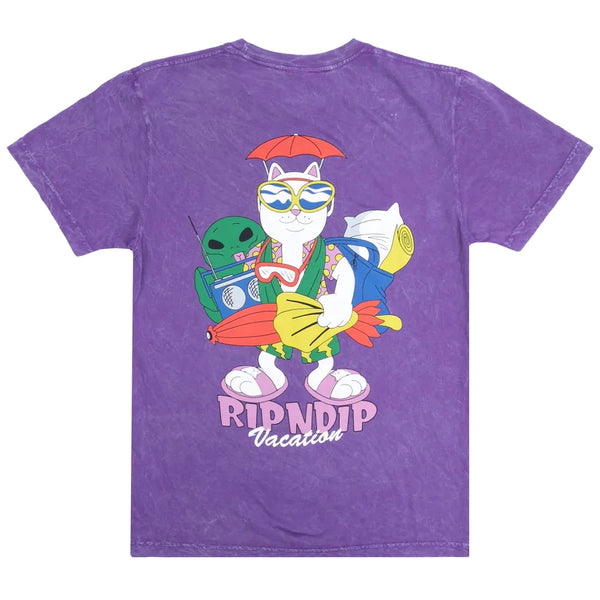 T-shirts - RipNDip - Vacay Tee // Purple Mineral Wash - Stoemp