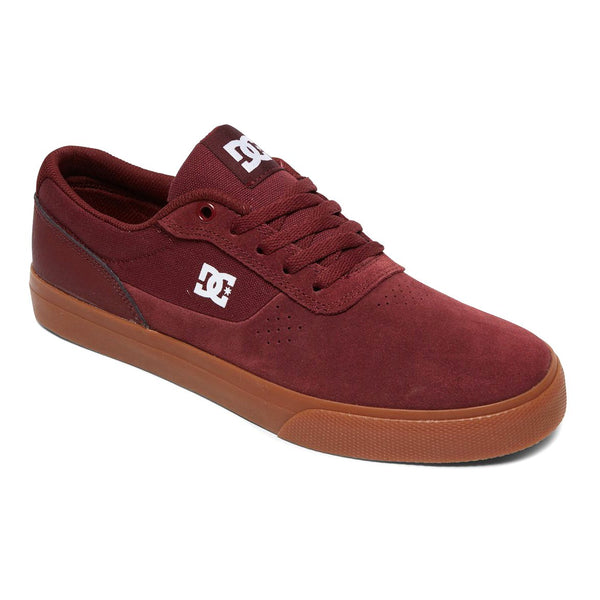 Saddle Brown Switch // Burgundy Sneakers Dc shoes