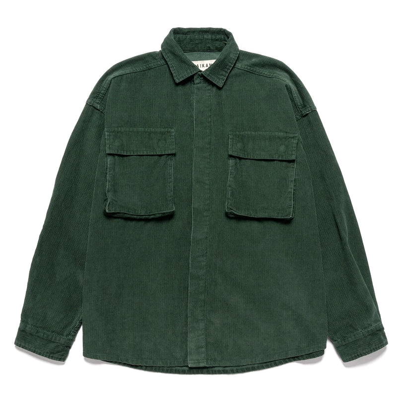 Chemises - Taikan - Corduroy Shirt Jacket // Forest Green - Stoemp
