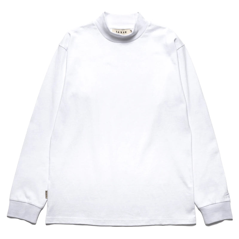 T-shirts - Taikan - L/S Mock Neck // White - Stoemp