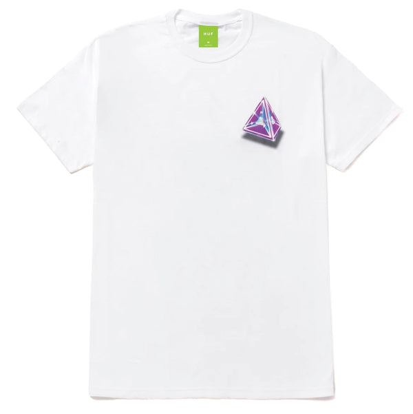 T-shirts - Huf - Tesseract TT SS Tee // White - Stoemp