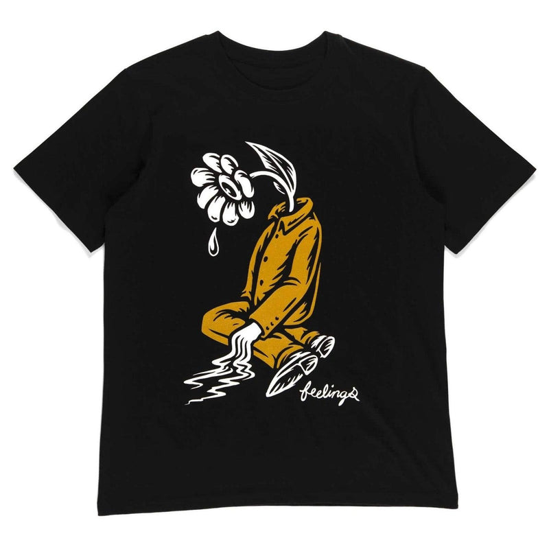 T-shirts - And Feelings - Kneel SS T-shirt // Black - Stoemp
