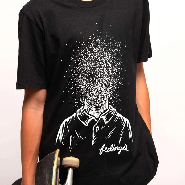 T-shirts - And Feelings - Sparse SS T-shirt // Black - Stoemp