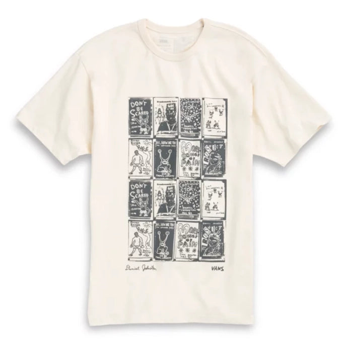 T-shirts - Vans - Vans X Daniel Johnston // Checkerboard T-shirt // Antique White - Stoemp