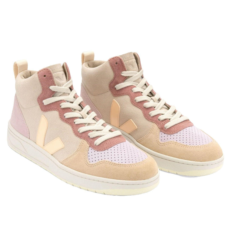Sneakers - Veja - V-15 Suede // Multico/Peach - Stoemp