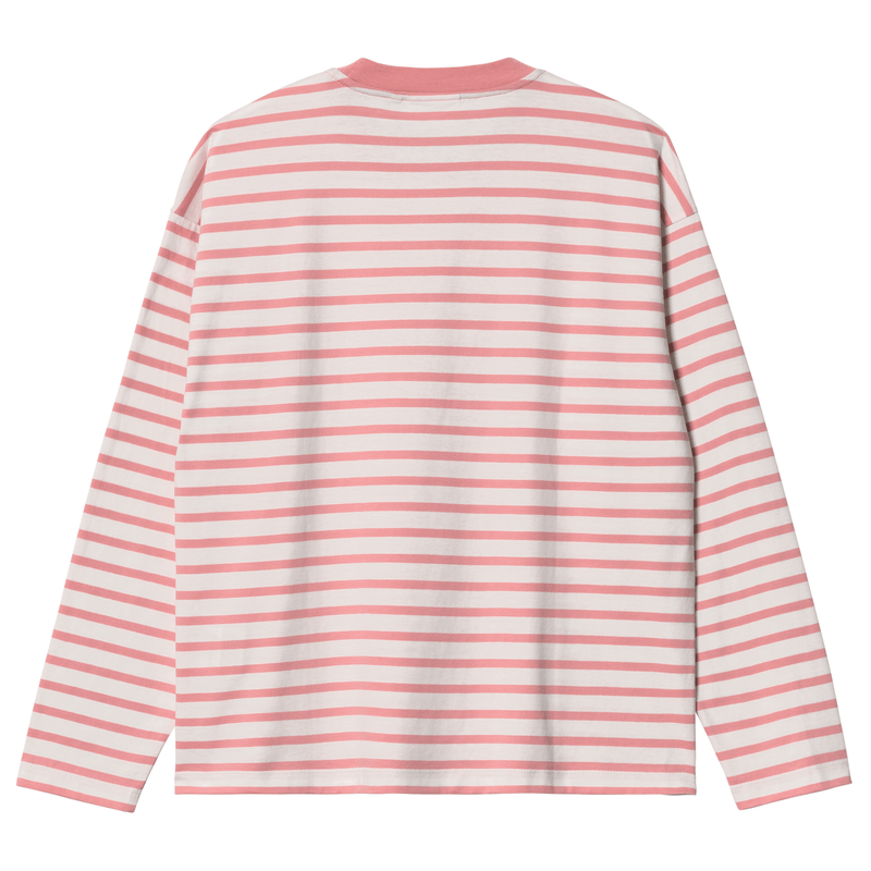 T-shirts - Carhartt WIP - W' LS Robie T-shirt // Robie Stripe/Wax/Rothko Pink - Stoemp