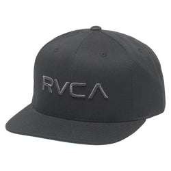 Casquettes & hats - Rvca - Rvca Twill Snap // Black/Charcoal - Stoemp