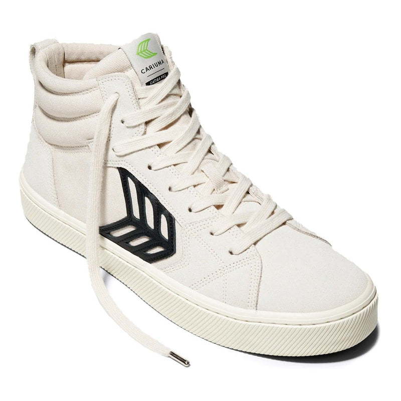 Sneakers - Cariuma - Catiba Pro High // Off-White/Vintage Black - Stoemp