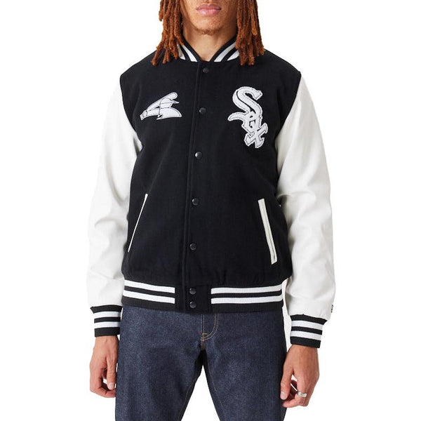 Vestes - New Era - Varsity Jacket // Chicago White Sox  // Black - Stoemp