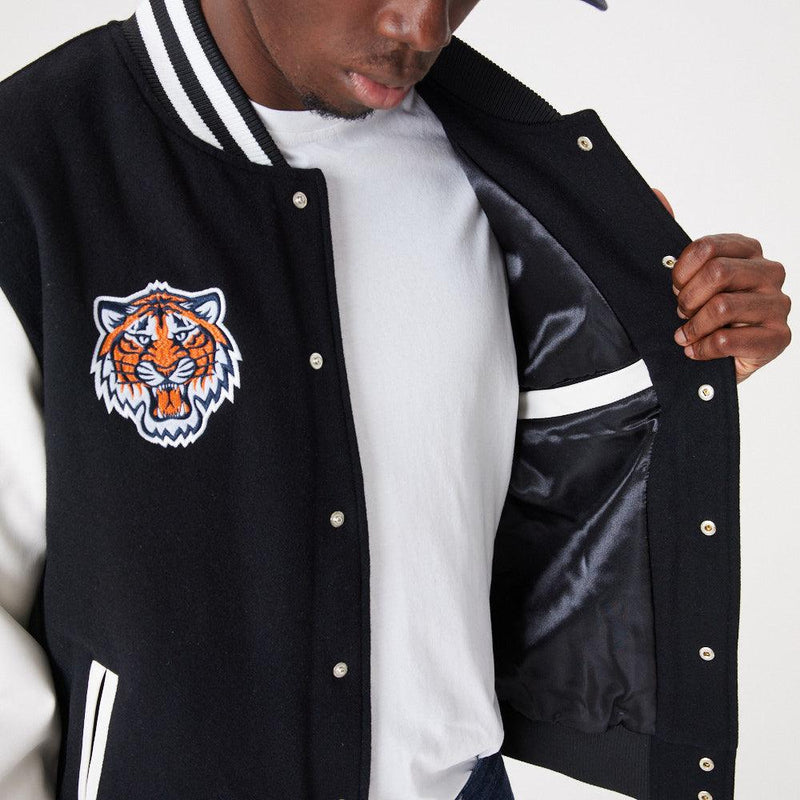Vestes - New Era - Varsity Jacket // Detroit Tigers // Black - Stoemp