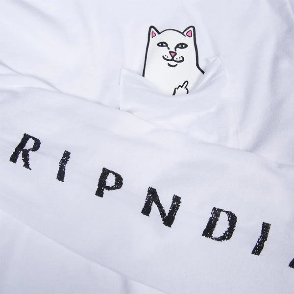 T-shirts - RipNDip - Lord Nermal LS // White - Stoemp