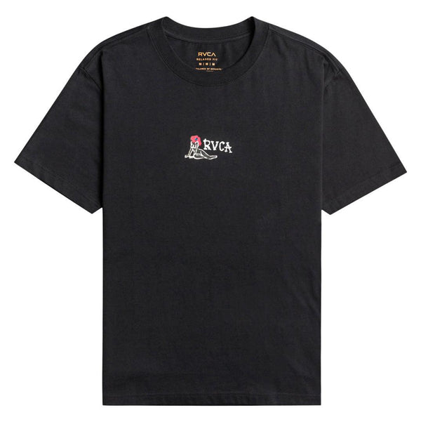 T-shirts - Rvca - Mark Oblow Snake T-shirt // Black - Stoemp