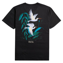 T-shirts - Rvca - Andrea Wan Storks T-shirt // Black - Stoemp