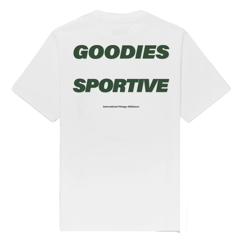 T-shirts - Goodies Sportive - Flock Logo Tee // White - Stoemp
