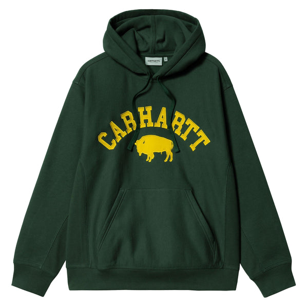 Sweats à capuche - Carhartt WIP - Hooded Locker Sweat // Treehouse/Yellow - Stoemp