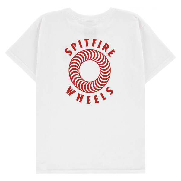 T-shirts - Spitfire - Hollow Classic SS T-shirt // White/Red - Stoemp