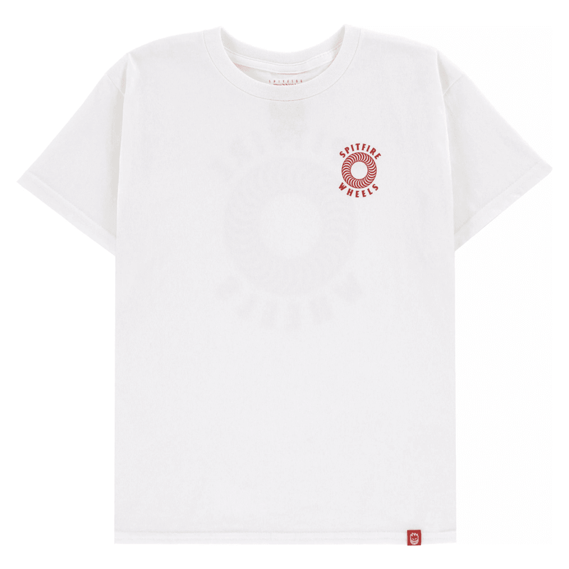 T-shirts - Spitfire - Hollow Classic SS T-shirt // White/Red - Stoemp