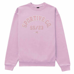 Sweats sans capuche - Goodies Sportive - Pink Towel Crewneck // Pink - Stoemp