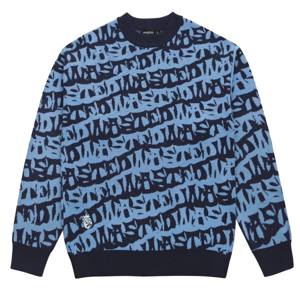 Pulls - Wasted Paris - Sweater Allover Method // Night Blue/Bowl Blue - Stoemp