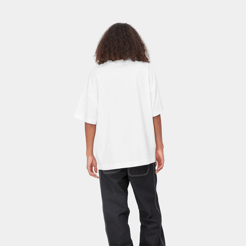 T-shirts - Carhartt WIP - SS Link Script T-shirt // White/Black - Stoemp