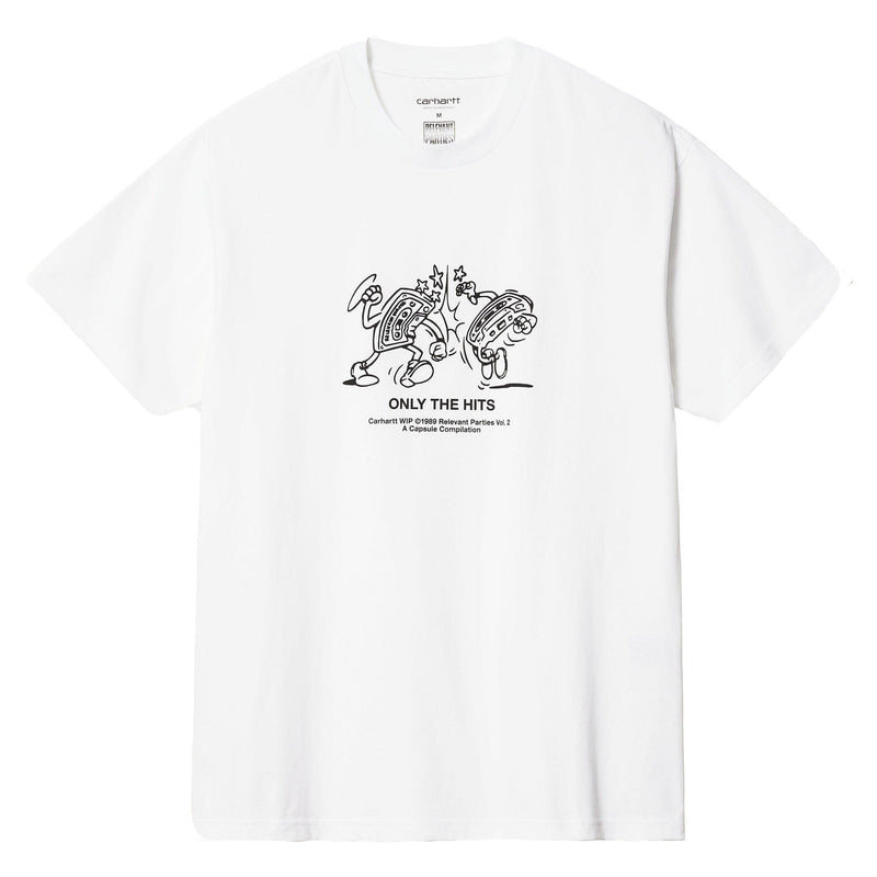T-shirts - Carhartt WIP - SS Relevant Parties Vol2 T-shirt // Relevant Parties // White/Black - Stoemp