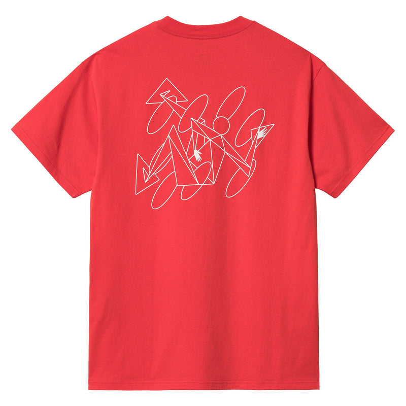 T-shirts - Carhartt WIP - SS Rush Hour T-shirt  // Relevant Parties // Red/White - Stoemp