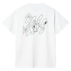 T-shirts - Carhartt WIP - SS Rush Hour T-shirt  // Relevant Parties // White/Black - Stoemp