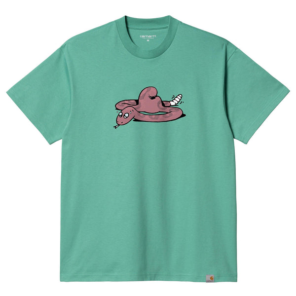 T-shirts - Carhartt WIP - SS Snek T-shirt // Aqua Green - Stoemp
