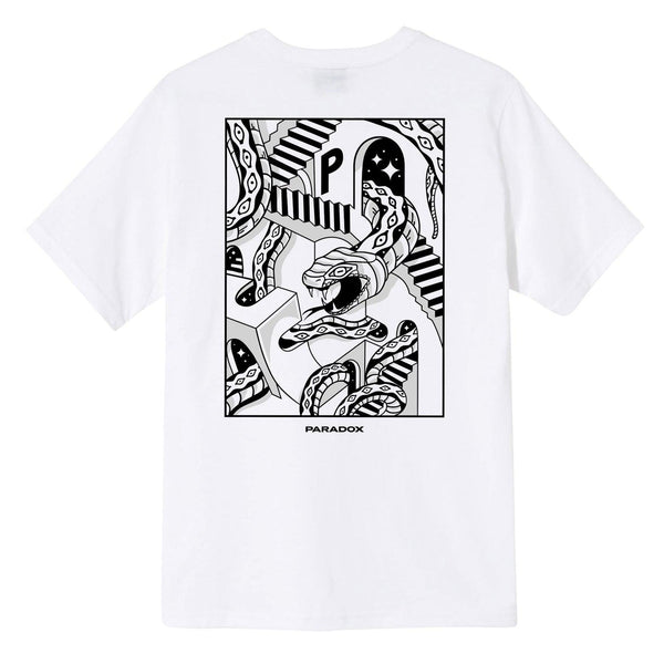 T-shirts - Paradox - Snake Maze T-shirt // White - Stoemp