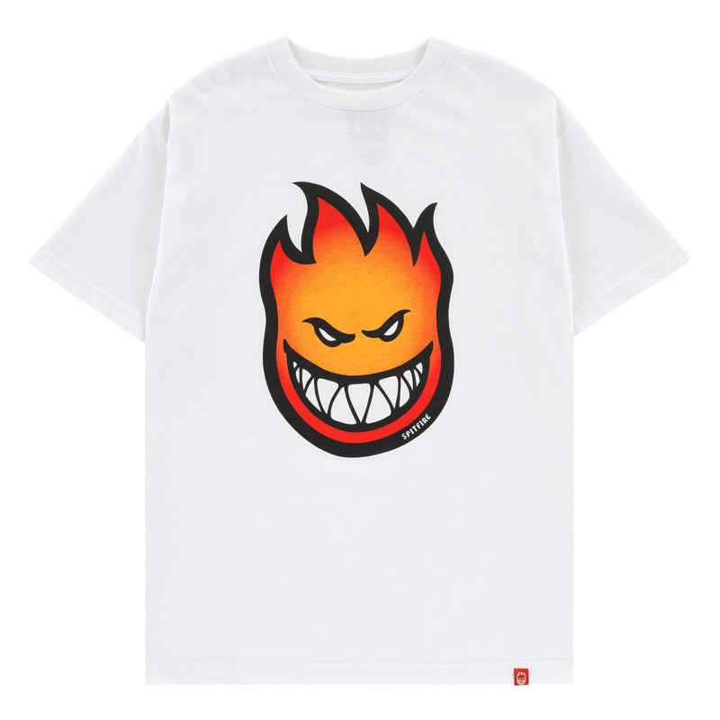 T-shirts - Spitfire - Bighead Fade Fill Youth SS T-shirt // White/Orange - Stoemp