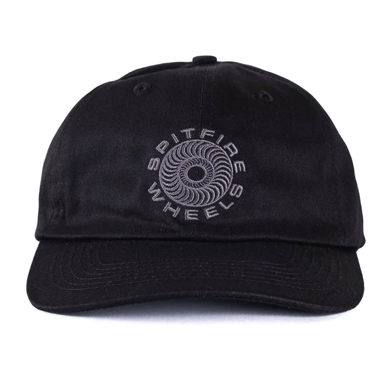 Casquettes & hats - Spitfire - Classic 87 Swirl Strapback // Black/Grey - Stoemp