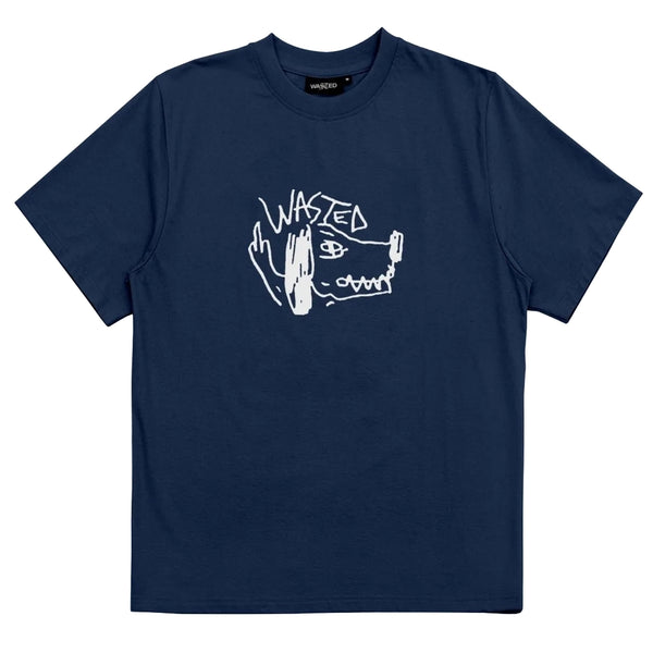 T-shirts - Wasted Paris - Don't Care T-Shirt // Night Blue - Stoemp