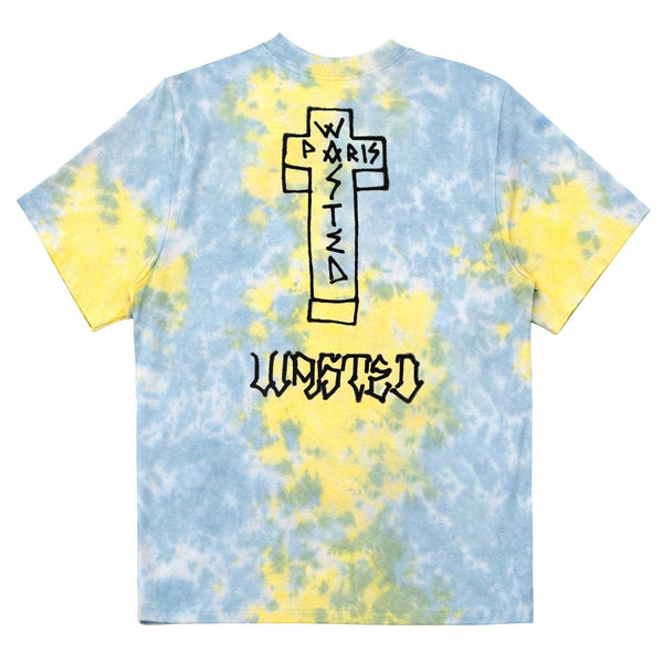 T-shirts - Wasted Paris - Locals T-shirt // Tie & Dye Blue/Yellow - Stoemp