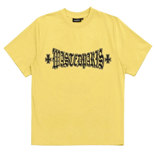 T-shirts - Wasted Paris - London Cross T-Shirt // Cab Yellow - Stoemp