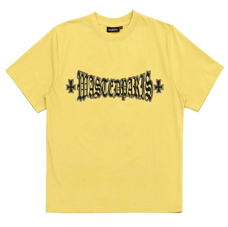 T-shirts - Wasted Paris - London Cross T-Shirt // Cab Yellow - Stoemp
