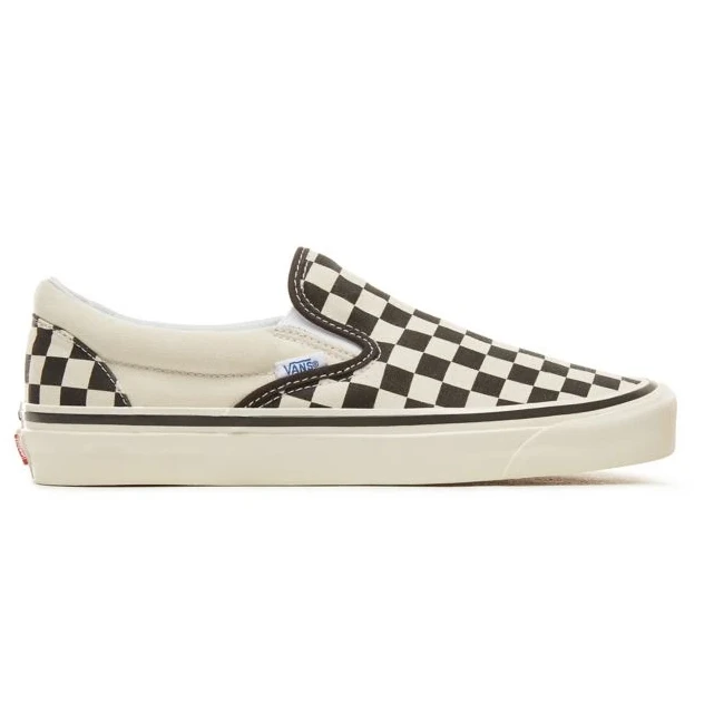 Light Gray Classic Slip-On 98 Dx (Anaheim factory) Checkerboard // Black/White Sneakers Vans