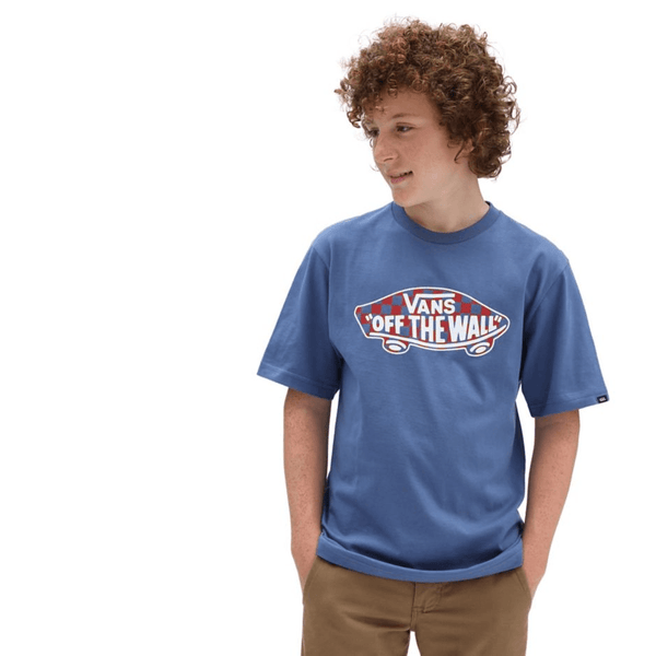 T-shirts - Vans - Otw Logo Fill Boys // True Navy/ Chili Pepper - Stoemp
