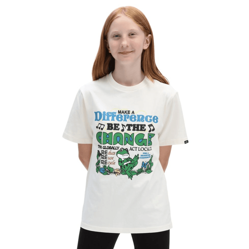 T-shirts - Vans - Eco Positivity SS Boys // Natural - Stoemp