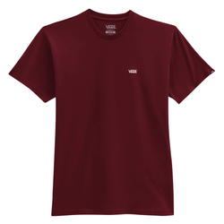 T-shirts - Vans - Left Chest Logo Tee // Burgundy - Stoemp