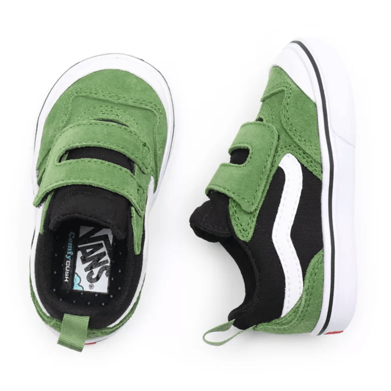 Sneakers - Vans - 2-Tone Comfycush New Skool Velcro // Cactus/Black - Stoemp