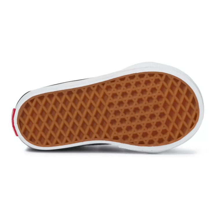 Sneakers - Vans - Checkerboard Sk8-Mid Reissue Velcro Toddler // Pomegranate/True White - Stoemp