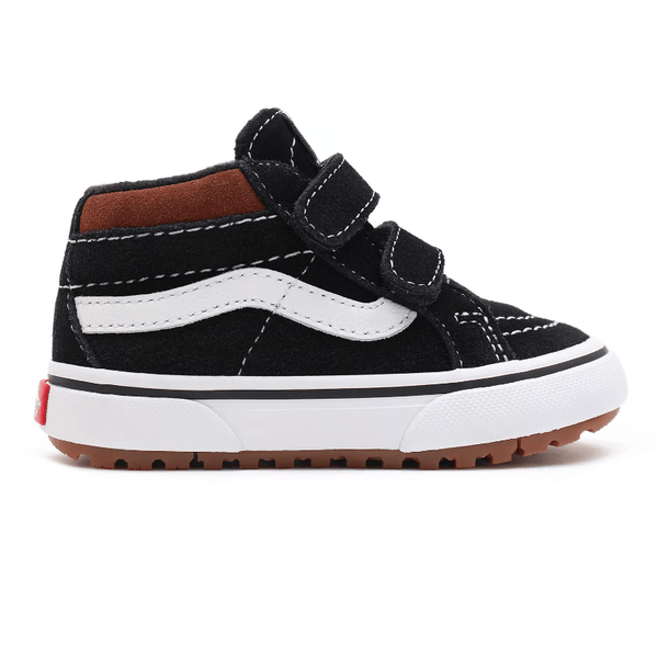 Sneakers - Vans - Sk8-Mid Reissue Mte-1 Velcro Toddler // Black/Tortoise Shell - Stoemp