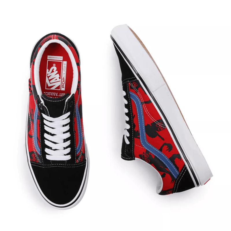 Sneakers - Vans - Skate Old Skool // Krooked By Natas For Ray // Red - Stoemp