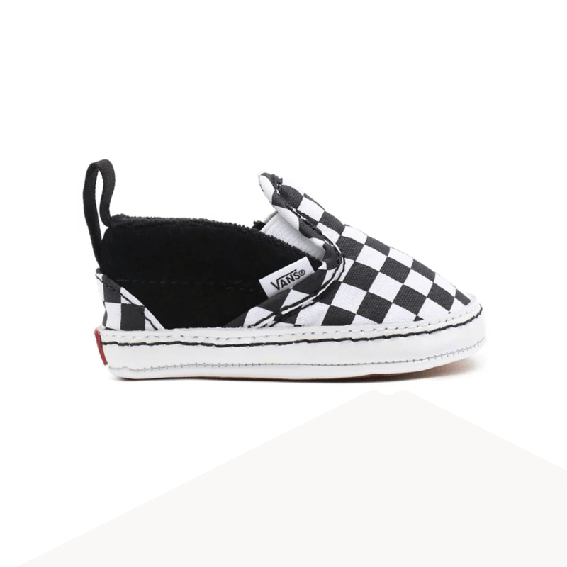 Sneakers - Vans - Slip-On V Crib // Checker // Black/White - Stoemp