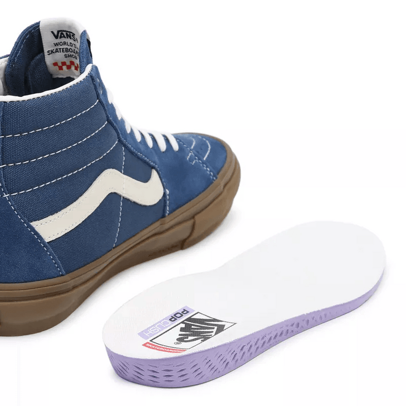 Sneakers - Vans Skate - Skate Sk8-Hi // Suede Gum/Dark Denim - Stoemp