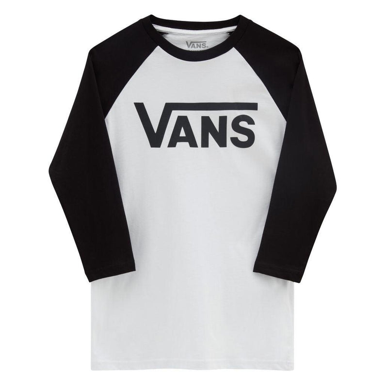 T-shirts - Vans - Classic Boys Raglan // White/Black - Stoemp